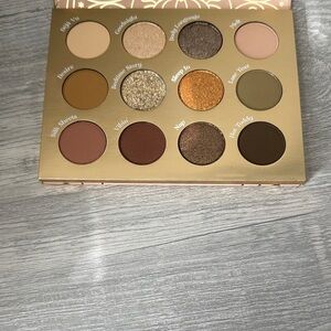 NWOT Colourpop Eyeshadow Palette with Gold and Brown Tones